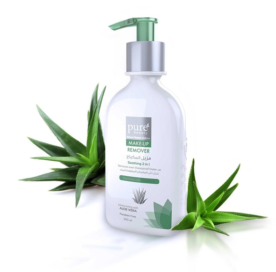 بيور بيوتي 200مل غسول مزيل المكياج BURE BEAUTY MAKE UP REMOVER SOOTHING 2IN1