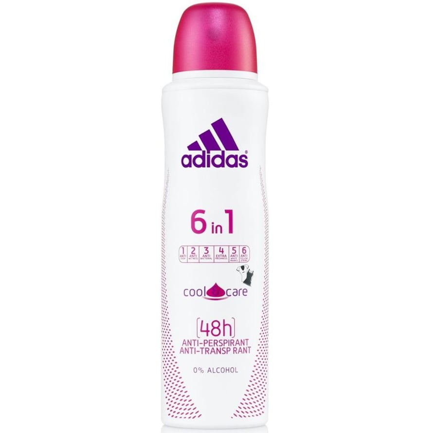 اديداس بخاخ مزيل عرق 6في1 150 مل ADIDAS ANTI PERSPIRANT SPRAY 6 IN 1 COOL   CARE