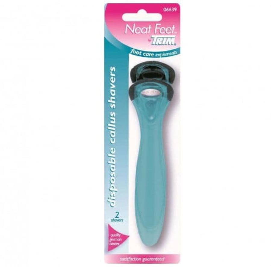 نيت فيت تريم موس القدم مزيل الكالس مقشطة للجلد للبشرة المتصلبة NEAT FEET TRIM DISPOSABLE CALLUS SHAVER