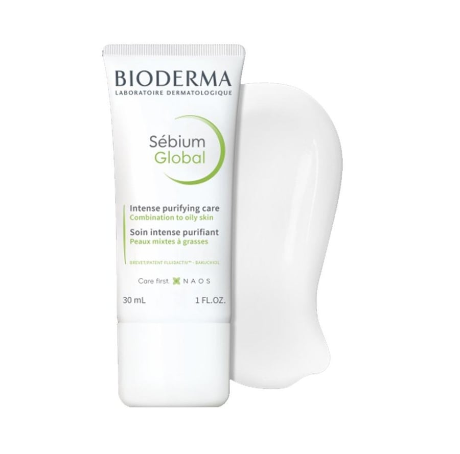بايوديرما كريم للبشرة الدهنية يقلل من الرؤوس السوداء 30مل BIODERMA SEBIUM GLOBAL