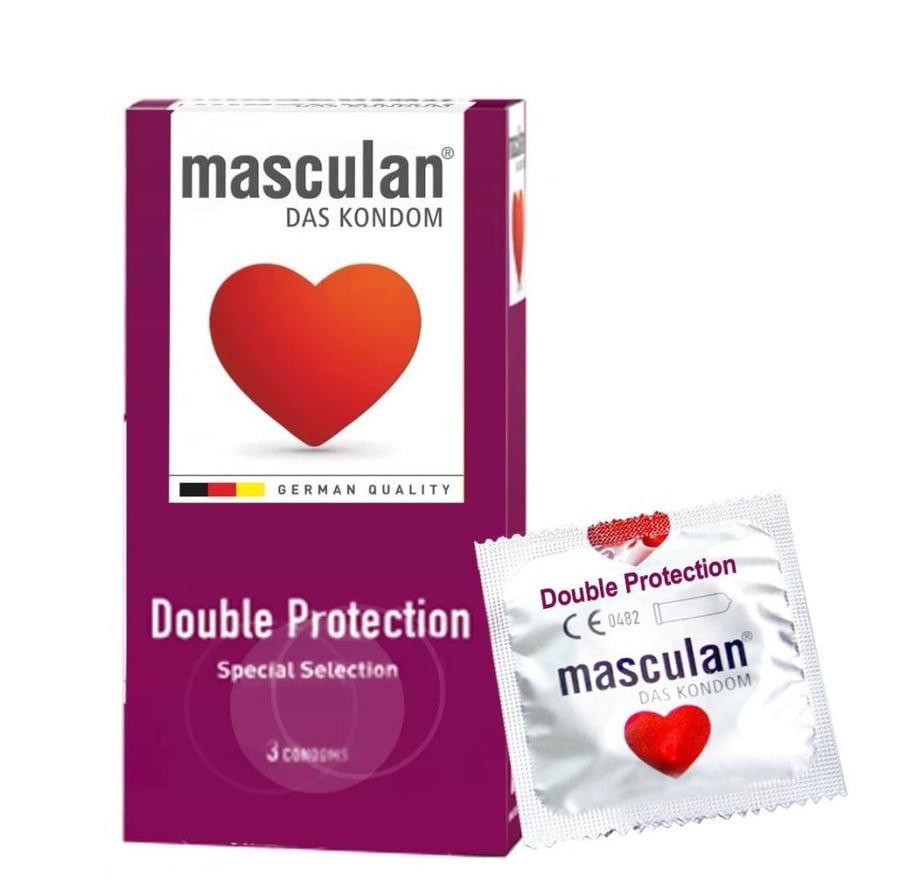 ماسكولان حماية مزدوجةcondoms masculan Double Protictio واقيات ذكرية حميمية 10 كيس
