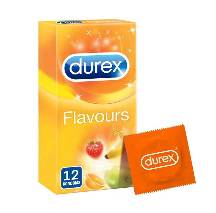 ديوركس واقي ذكري حميمي ملونة ومعطرة 12 كيس DUREX FLAVOURS