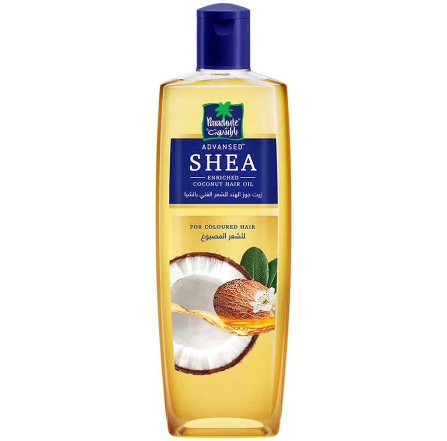 باراشوت زيت جوز الهند الغني بالشيا للشعر المصبوغ 300 مل PARACHUTE ADVANSED SHEA ENRICHED COCONUT HAIR OIL