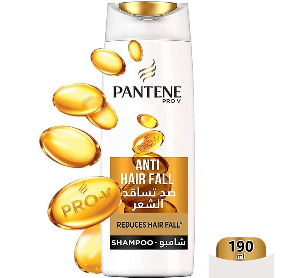 بانتين برو في شامبو ضد تساقط الشعر 190 مل pantene pro v shampoo anti hair fall