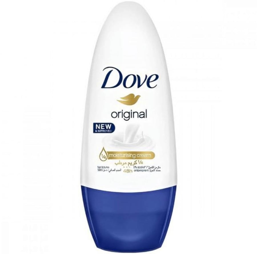 دوف الاصلي مزيل عرق مع 1 4 كريم مرطب 50 مل DOVE ORIGINAL Anti perspirant 1 4 MOISTURISING CREAM