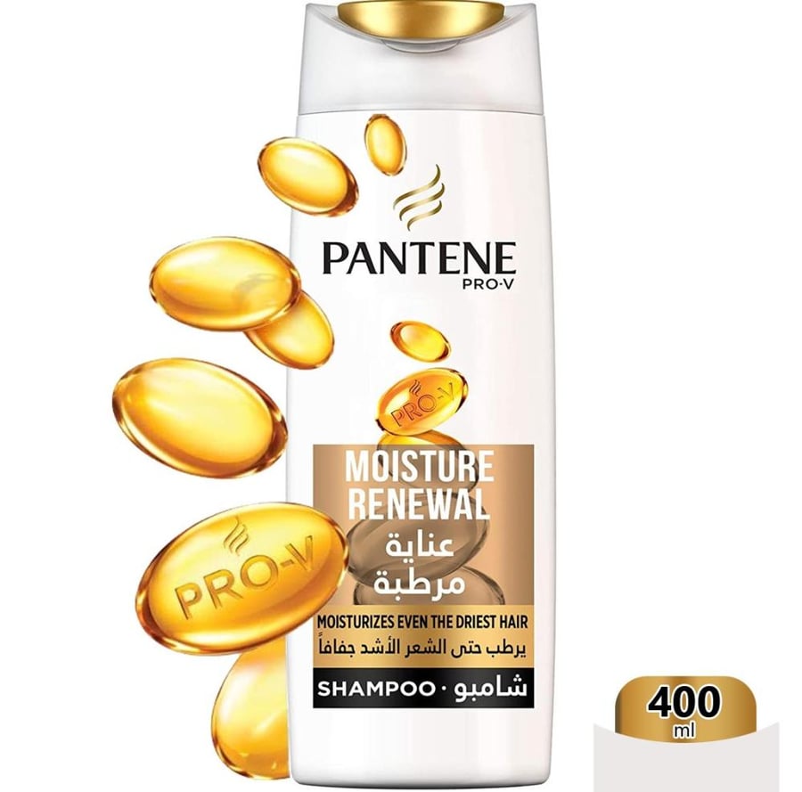 بانتين برو في شامبو عناية مرطبة 400 مل pantene pro v shampoo moisture renewal