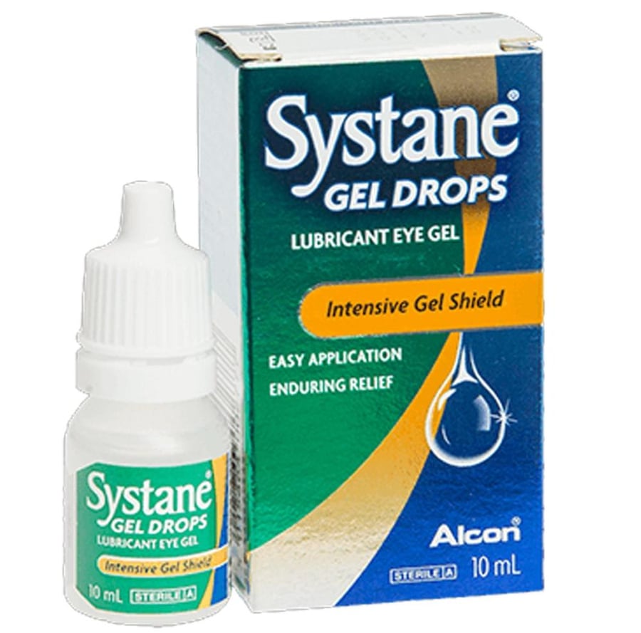 قطرة جل محلول نقط سيستان جل مرطب حماية مضاعفة للعين 10مل SYSTANE GEL DROPS LUBRICANT EYE GEL INTENSIVE GEL SHIELD
