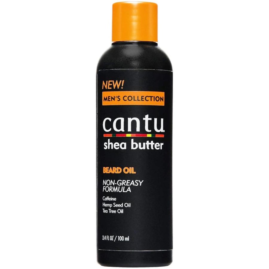 كانتو زيت اللحية الغير دهني بزيت شجرة الشاي والكافيين وزيت بذور القنب 100 مل CANTU SHEA BUTTER BARD OIL