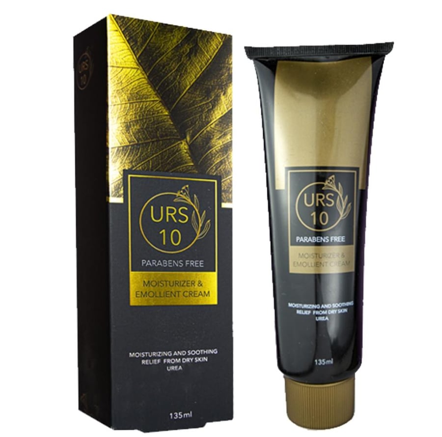 يو ار اس 10 كريم للجلد الجاف والمتشقق للتخلص من تشققات الكعبين 135مل URS 10 MOISTURIZER   EMOLLIENT CREAM