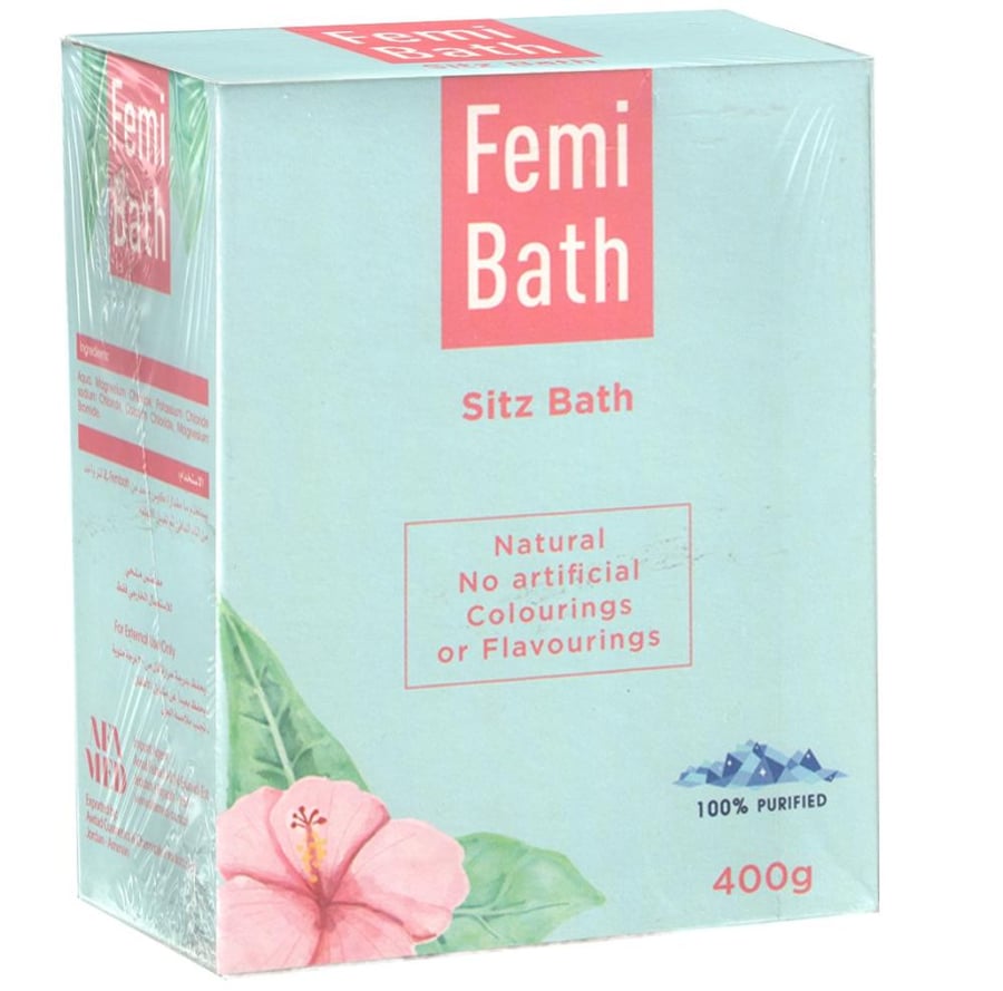 مغطس ملحي فيمي باث للمناطق الحساسة 400 ملي fEMI BATH SITZ BATH