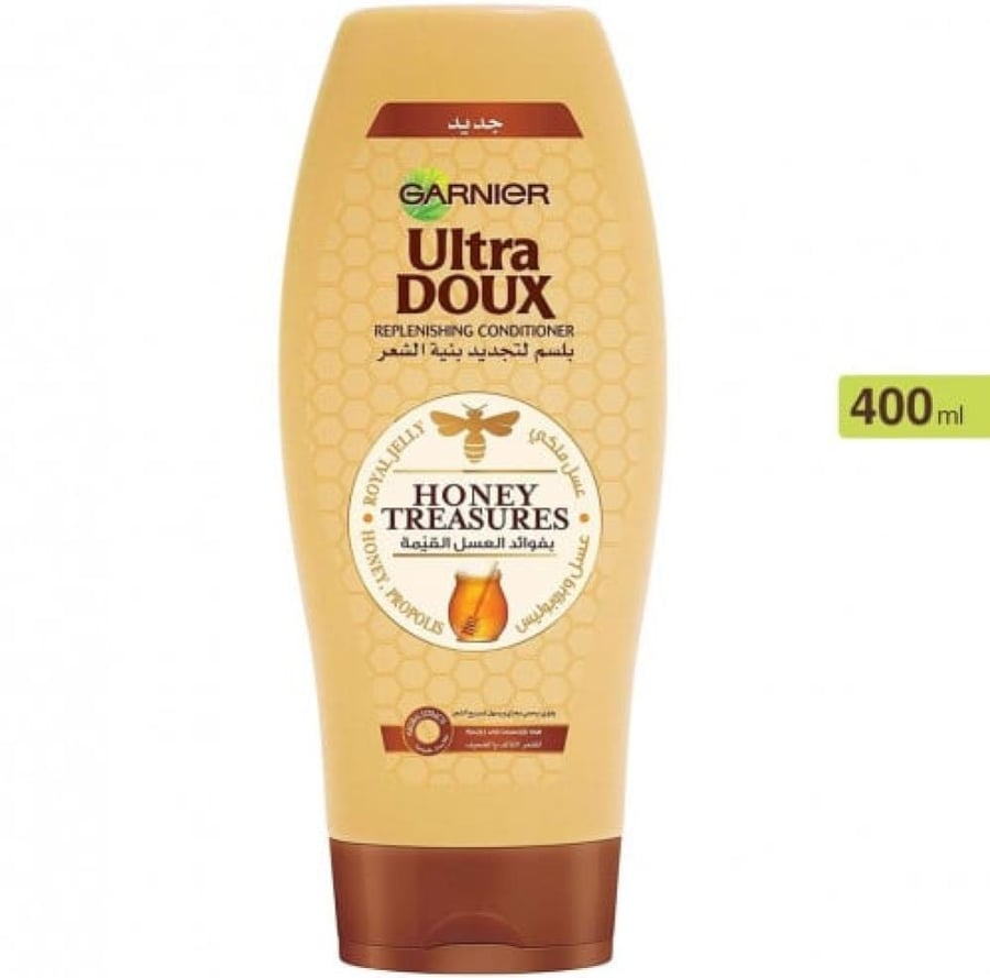 غارنيه الترا دوكس بلسم لتجديد بنية الشعر بفوائد العسل 400مل GARNIER ULTRA DOUX PURIFYING CONDITIONER