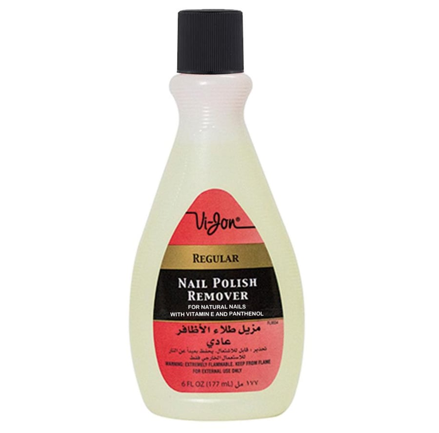 فايجون مزيل طلاء اظافر مزيل مناكير عادي 177 مل VI JON NAIL POLISH REMOVER