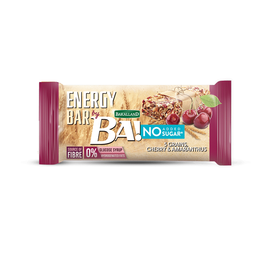 باكلاند انرجي بار بالكرز خالي من السكر 40 جرام BAKALLAND ENERGY BAR