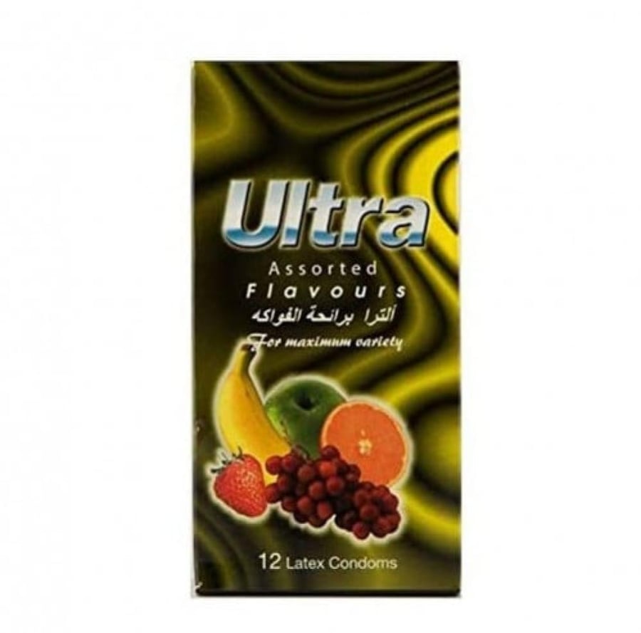الترا واقيات ذكرية حميمية بنكهة الفواكه ALTRA ASSORTED FLAVOURED كـ12 ـيس