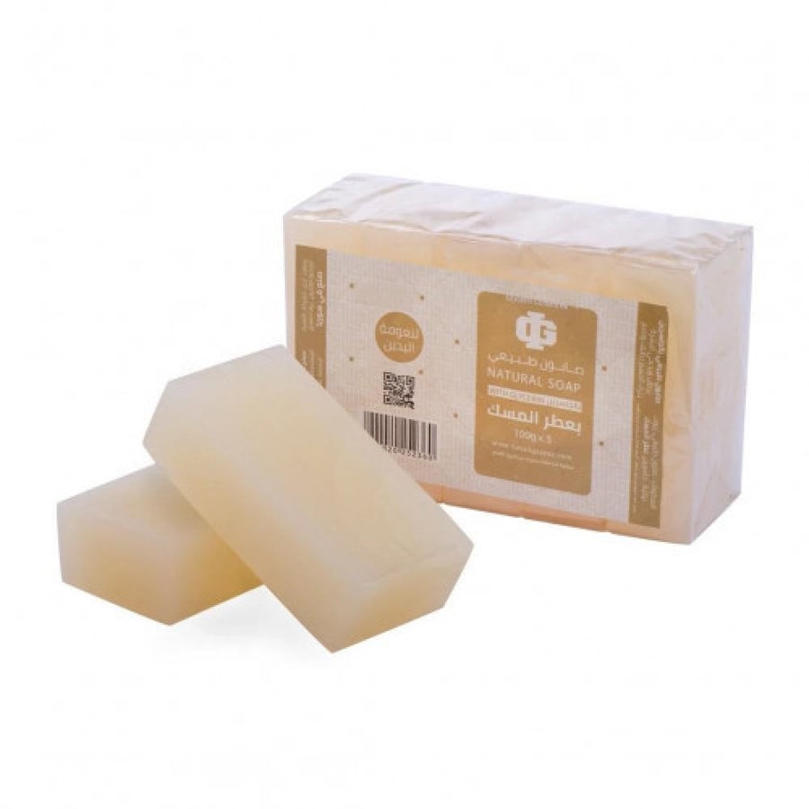 اسماعيل قزاز صابون طبيعي بالجلسرين برائحة المسك 5 100 جرام ismail gazzaz natura with glycerin soap