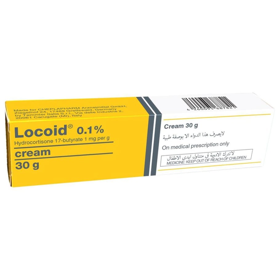 لوكويد كريم علاج الاكزيما والتهاب الجلد التحسسي 30 جرام