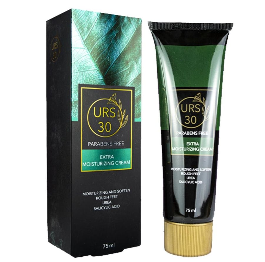يو ار اس 30 كريم للجلد الجاف والمتشقق للتخلص من تشققات الكعبين 75 مل URS 30 MOISTURIZER   EMOLLIENT CREAM