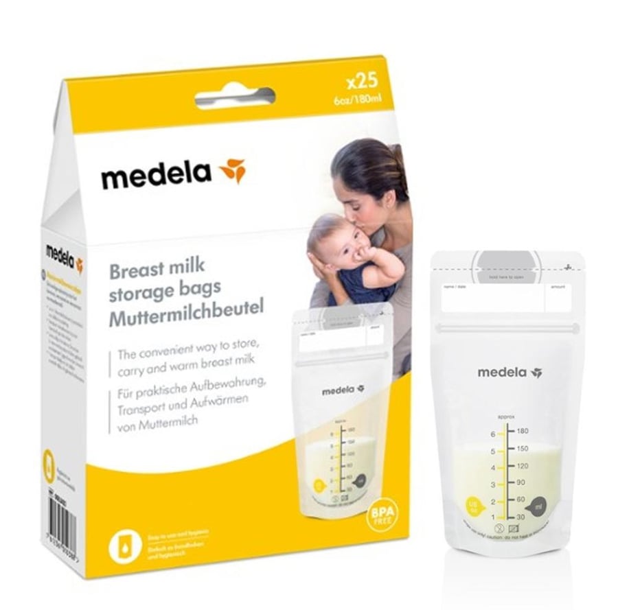 ميديلا اكياس تخزين الحليب MEDELA BREAST MILK STORAGE BAGS 25 X180m