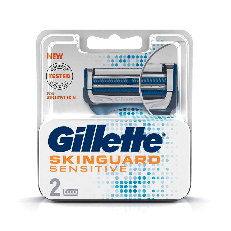 غيار شفرات غيارات حلاقة جيليت جارد سينسيتايف GILLTTE SKIN GUARD SENSITIVE شفــ2ـــرات