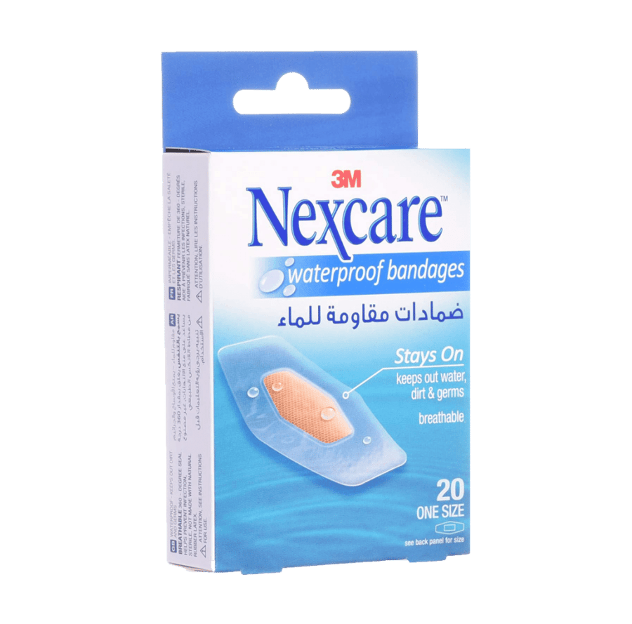 نيكس كير ضمادات مقاومة للماء 20 قطعة   586   20D   nex care water proof bandages