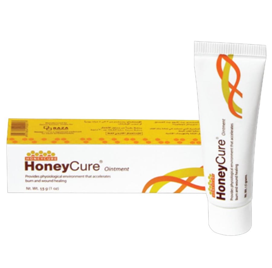 هوني كيور مرهم تغذية الجلد15 جرام HONEY CURE OINTMENT