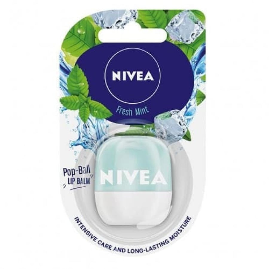 نيفيا مرطب شفاة 7 جرام بنكهة النعناع المنعش NIVEA POP BALL