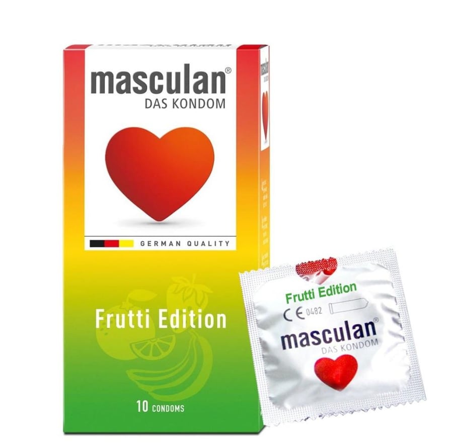 ماسكولان مجموعة فروتي condoms masculan frutti edition واقيات ذكرية حميمية 10 كيس