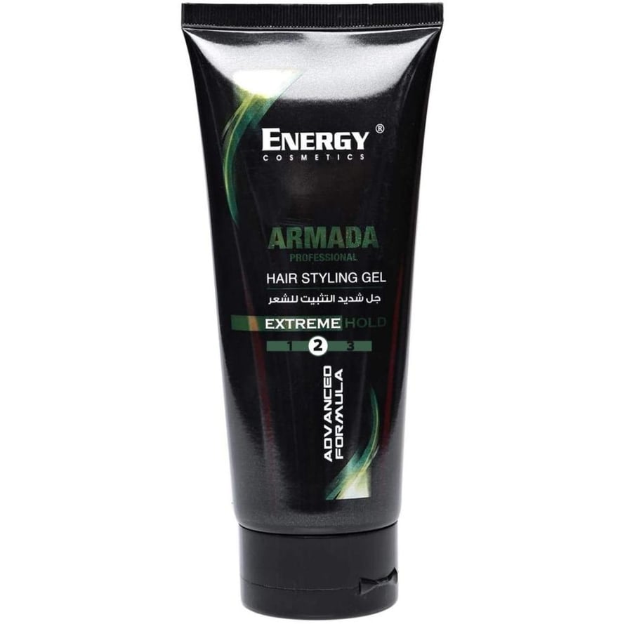 انرجي كوزماتيكس ارمادا بروفيشينال 2 جل التسريح شديد التثبيت للشعر 200مل ENERGY COSMETICS ARMADA PROFESSIONAL EXTRA HOLD HAIR STYLING GEL