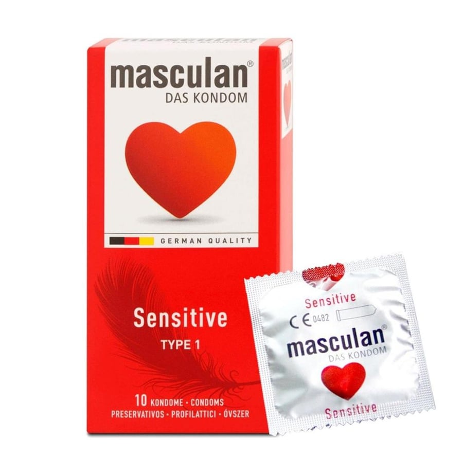 ماسكولان سنسيتايف condoms masculan sensitiveواقيات ذكرية حميمية 10 كيس