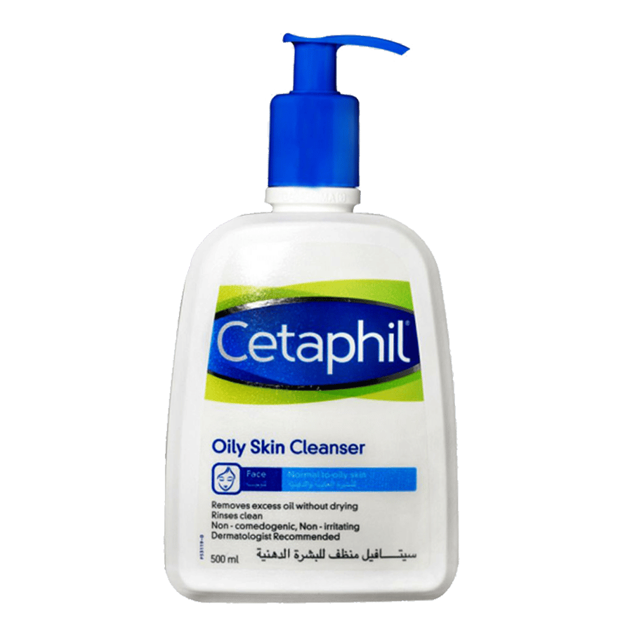 سيتافيل زيت منظف للبشرة العادية والدهنية للوجه 500مل CETAPHIL OILY SKIN CLEANSER