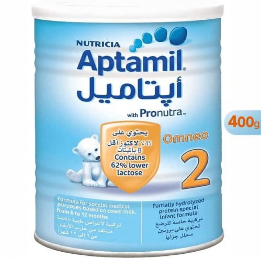حليب اطفال ابتاميل اومنيو رقم 2   400 جرام nutricia APTAMIL OMNEO