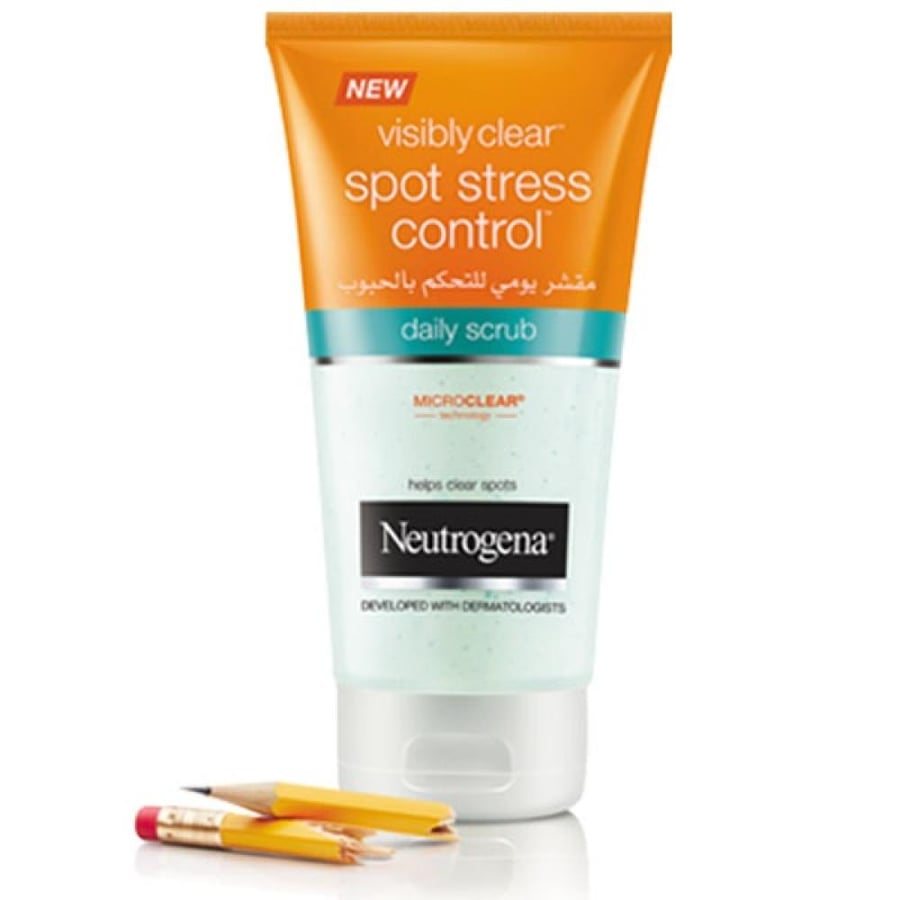 نيتروجينا مقشر يومي للتحكم بالحبوب الناتجة عن التوتر 200مل NEUTROGENA VISIBLY CLEAR SPOT STARESS CONTROL DAILY SCRUB