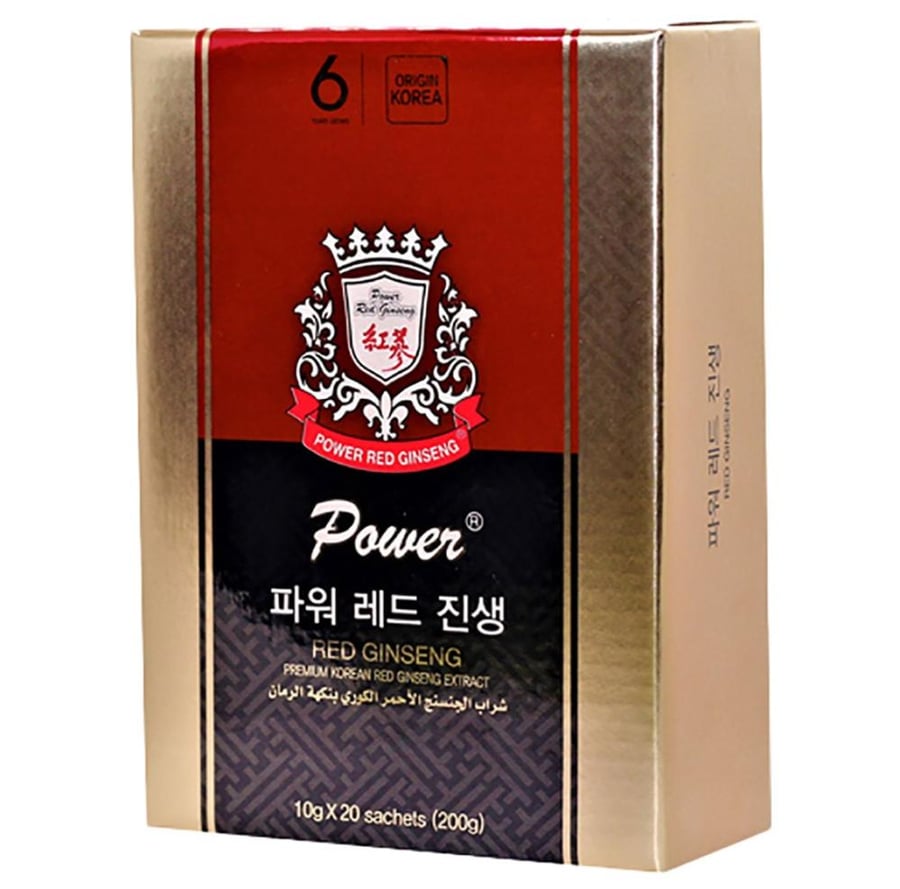 باور رد جينسينج الاحمر الكوري بنكهة الرمان 200 جرام POWER RED GINSENG