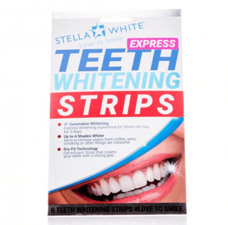 ستيلا وايت لصقات تبييض الاسنان STELLA WHITE TEETH WHITENING STRIP 6TEETH