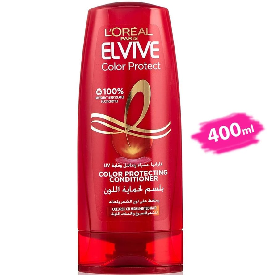 لوريال باريس الفايف بلسم لحماية اللون 600 مل LOREAL PARIS ELVIVE COLOR PROTECTING CONDITIONER