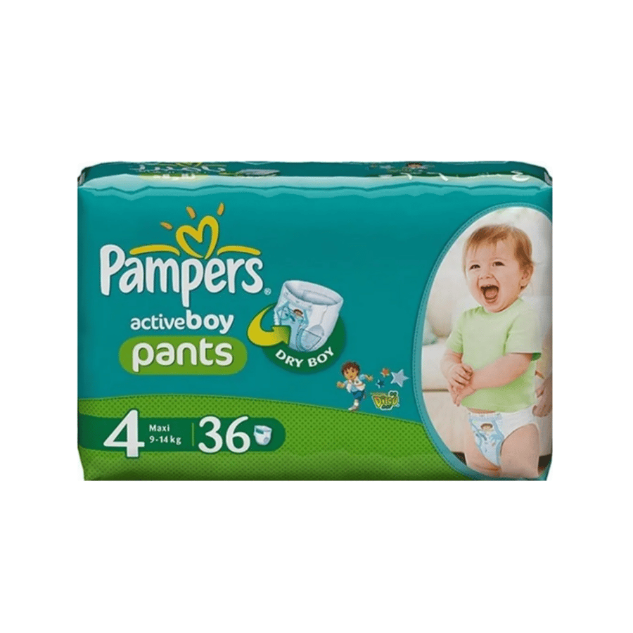 حفايض أطفال بامبرز 4 أكتيف بوي