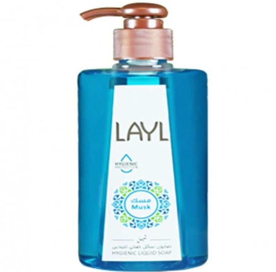 صابون سائل غسيل الايدي ليل برائحة المسك 400 مل LAYL MUSK HYGIENIC LIQUID SOAP