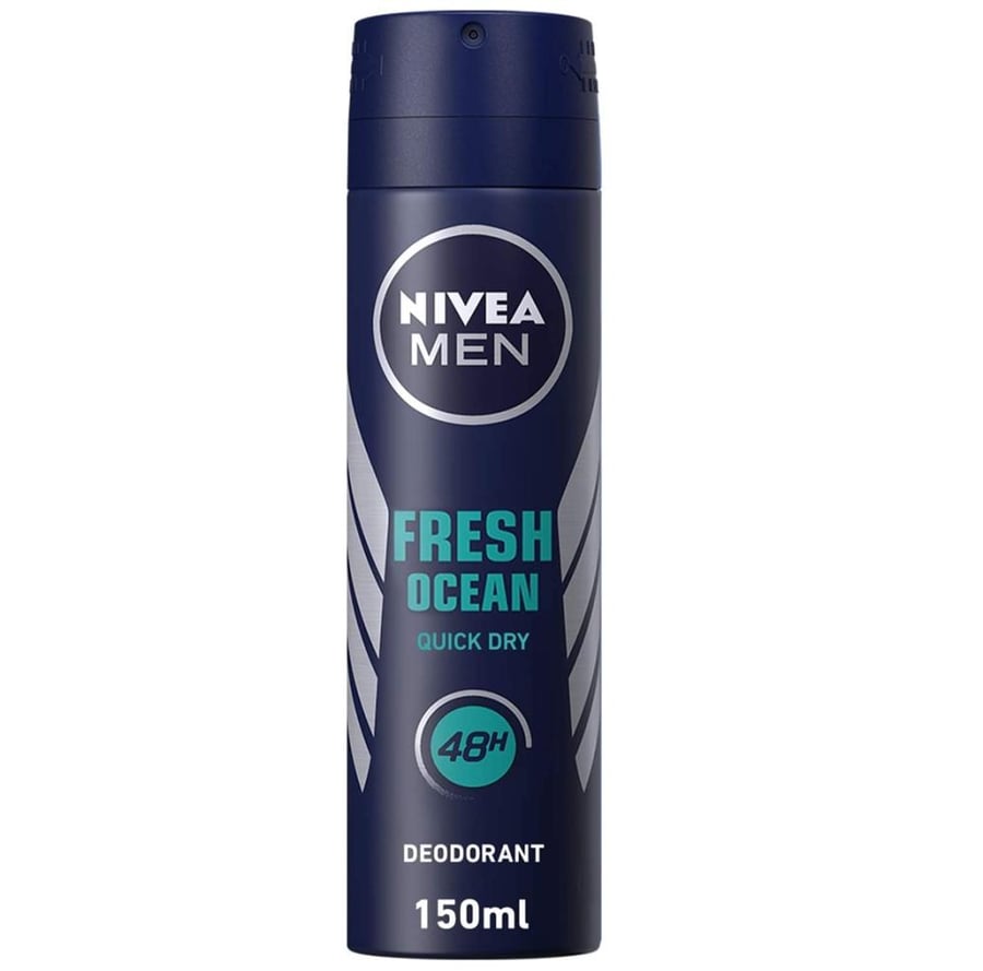 نيفيا مان بخاخ فريش اوشن مضاد التعرق للرجال 150 مل NIVEA ANTI PERSPIRANT FRESH OCEAN DEODORANT