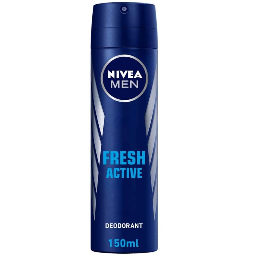نيفيا مان بخاخ فريش اكتيف مضاد التعرق للرجال 150 مل NIVEA ANTI PERSPIRANT FRESH ACTIVE DEODORANT