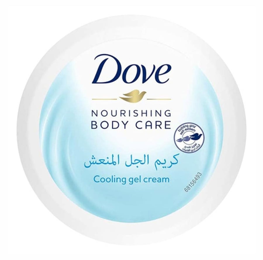 دوف كريم الجل المنعش للبشرة مرطب خفيف 150 مل DOVE NOURISHING BODY CARE COOLING GEL CREAM