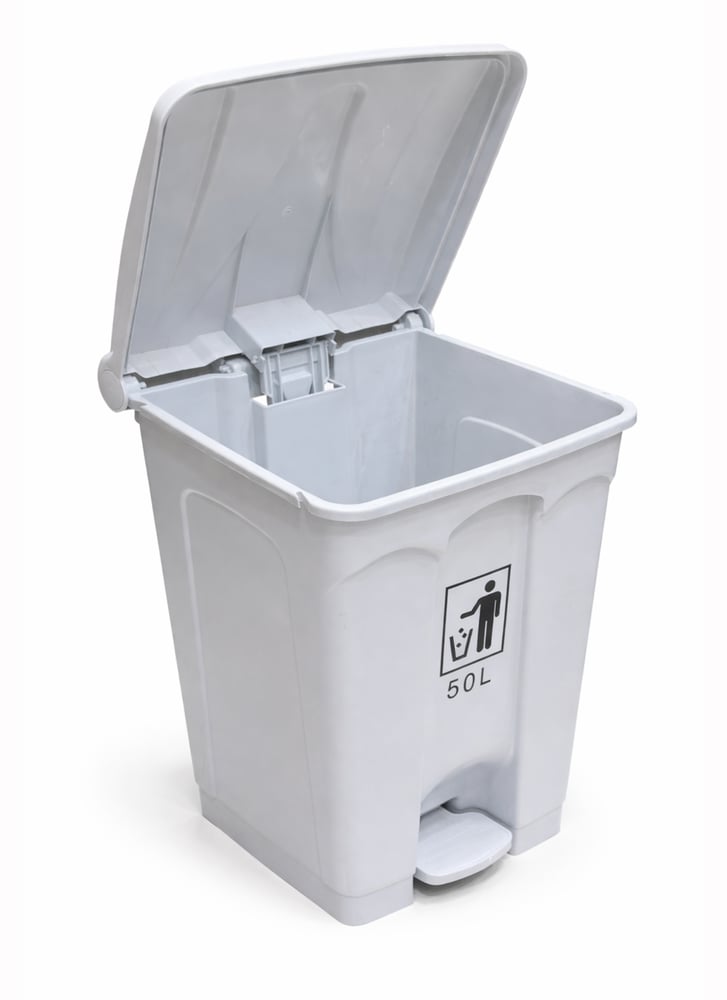 سطل نفايات بلاستيك بد عسه 50 لتر