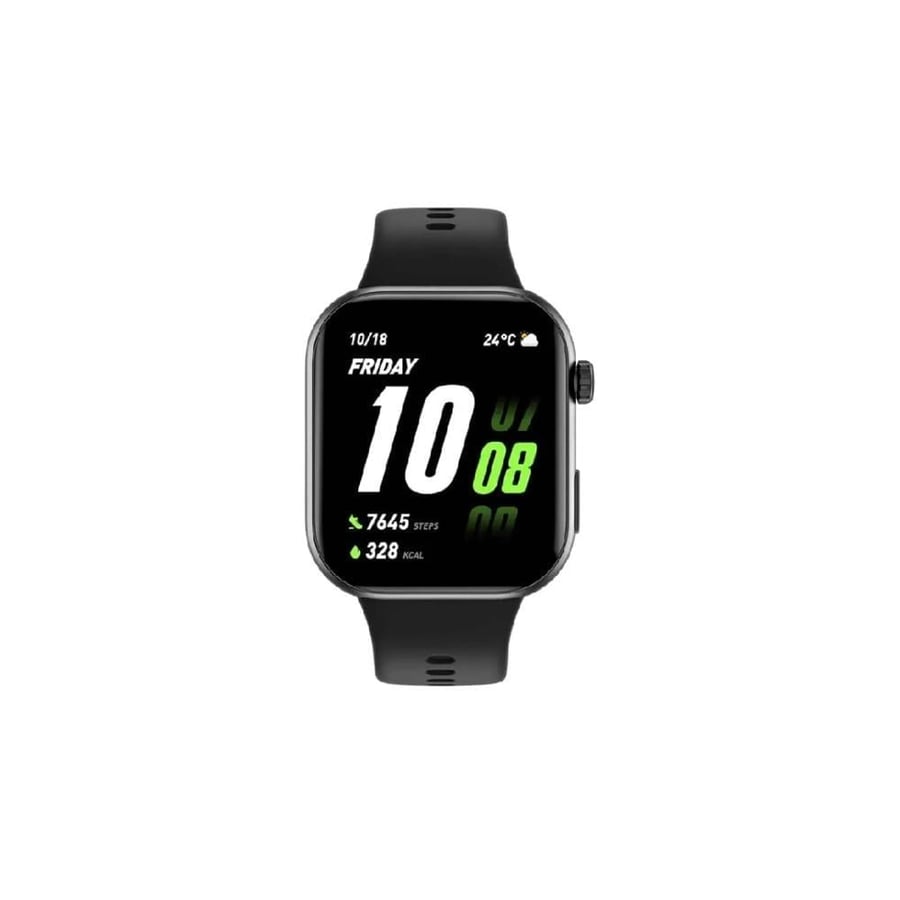 هونر - ساعة ذكية بشاشة AMOLED ومكالمات بلوتوث ومتابعة صحية Watch 2i - اسود