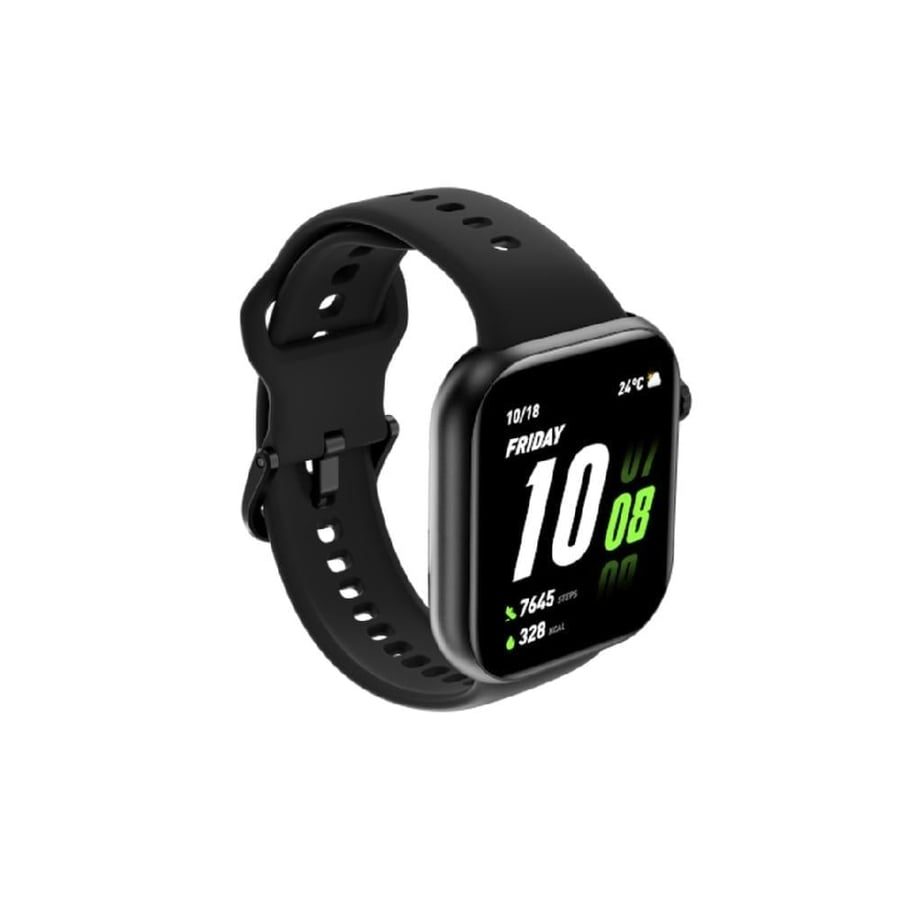 هونر - ساعة ذكية بشاشة AMOLED ومكالمات بلوتوث ومتابعة صحية Watch 2i - اسود