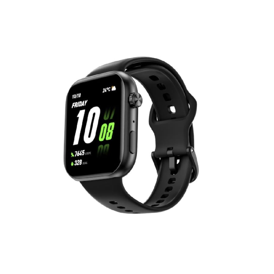 هونر - ساعة ذكية بشاشة AMOLED ومكالمات بلوتوث ومتابعة صحية Watch 2i - اسود