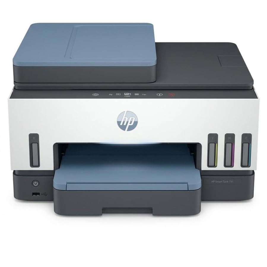 طابعة HP Smart Tank 795 All-in-One لاسلكية متعددة الوظائف، موديل 28B96A