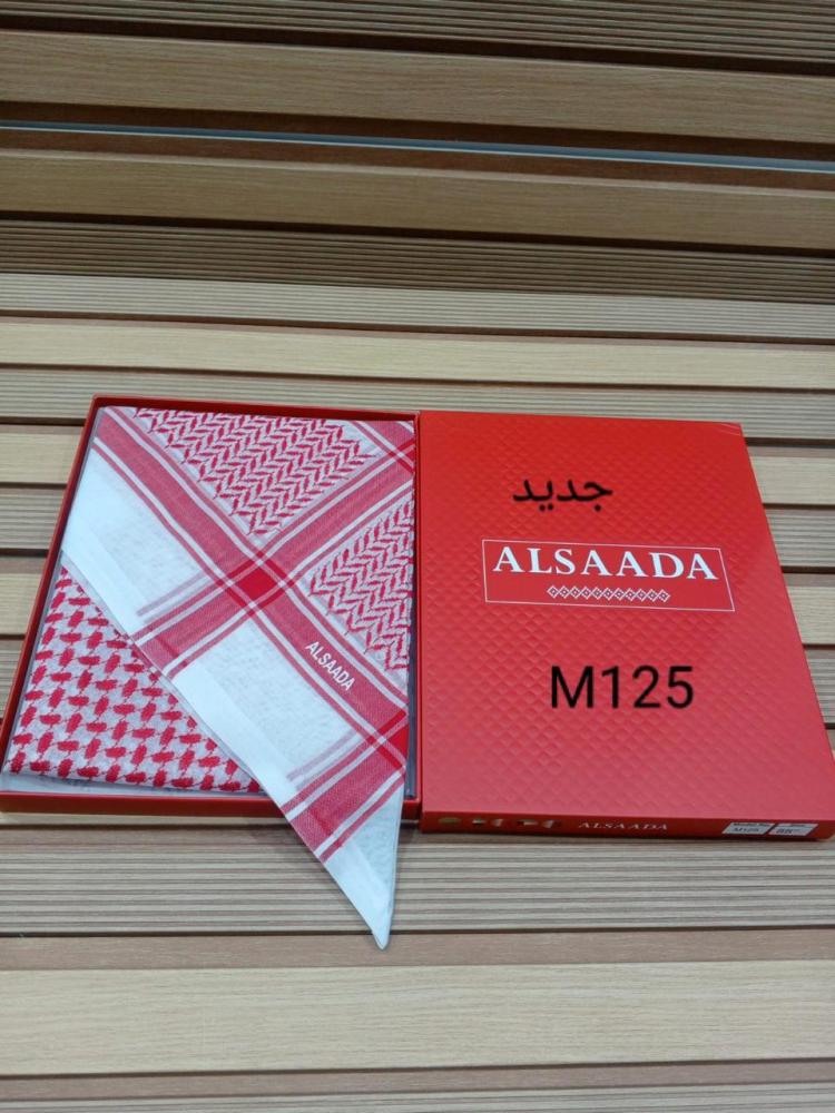 شماغ السعادة احمر