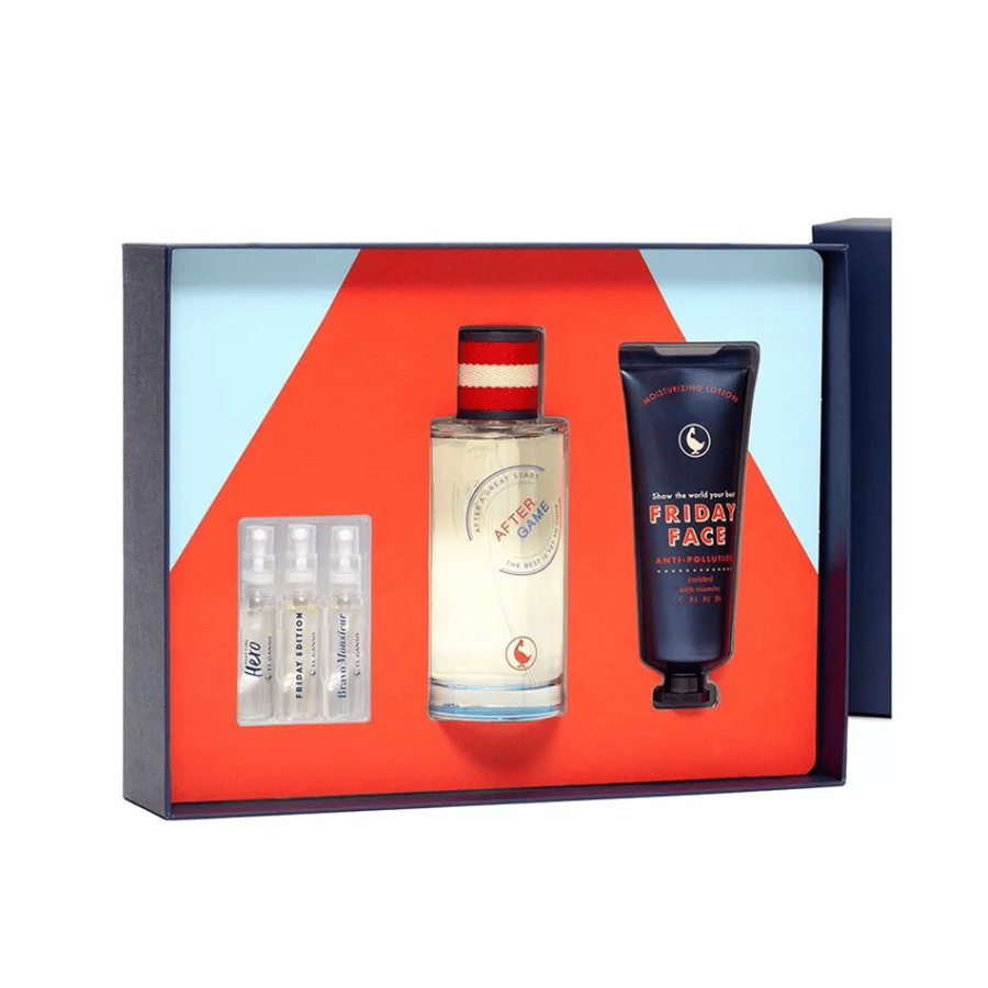 طقم عطر القانسو أفتر جيم 5قطع
