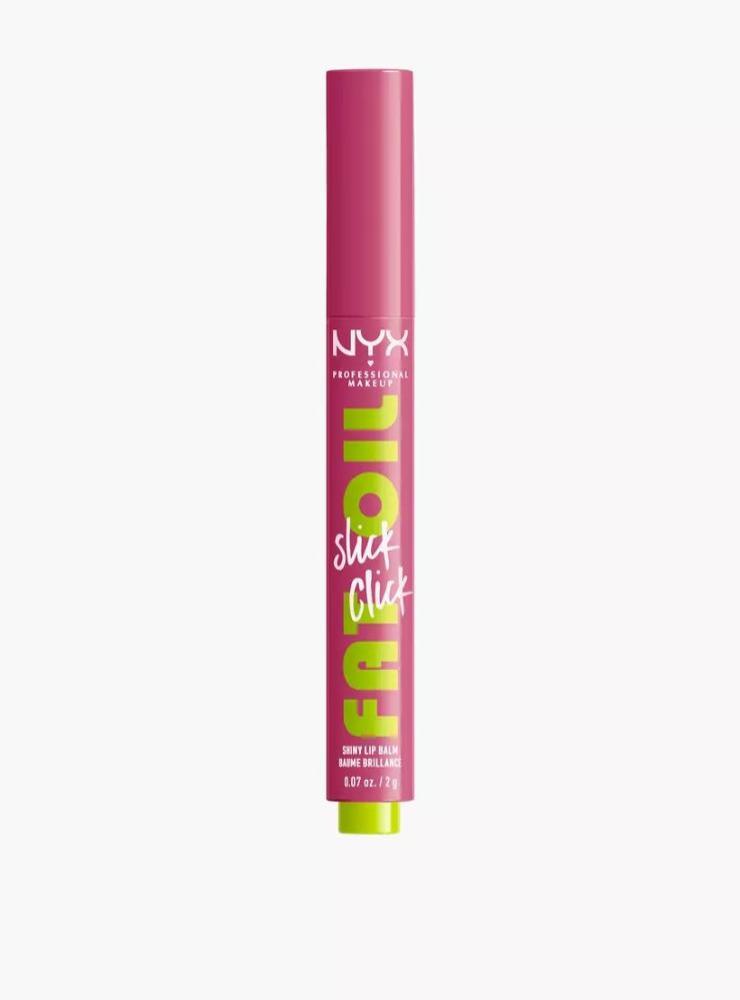 ملمع شفاه NYX Professional Makeup Fat Oil Sleek Click - درجة Blood Me 07