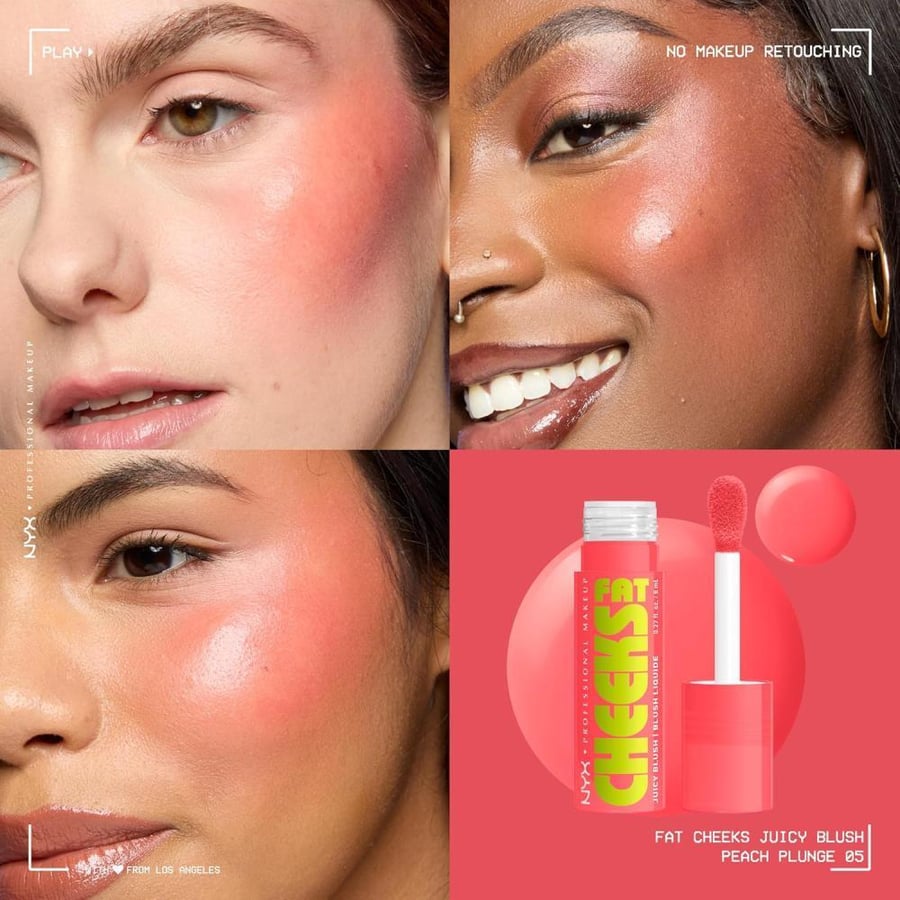 أحمر خدود سائل NYX Professional Makeup - درجة 05 (لون خوخي) - 8 مل