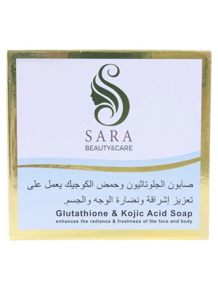 صابونة ساره بيوتي بالجلوتاثيون وحمض الكوجيك - 150 جرام